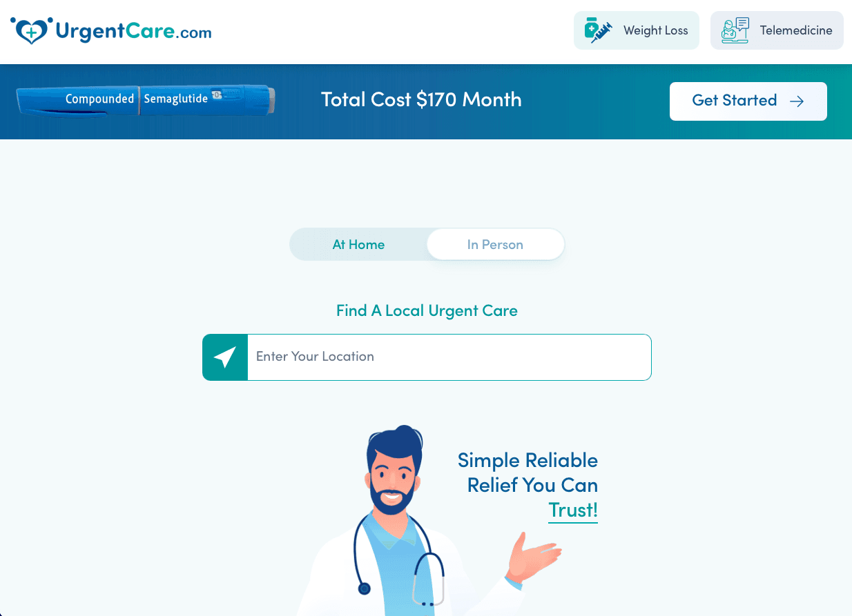 UrgentCare.com website